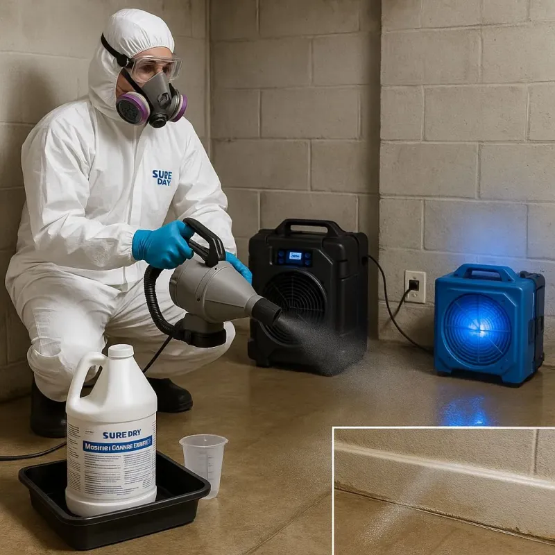 Sanitization and Odor Removal process in Chatham, NJ
